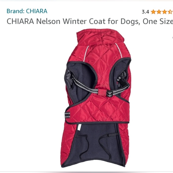 Chaira Nelson Large Winter Coat for Dogs - Picture 5 of 6